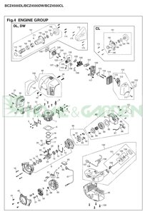 288041310 Палец zenoah komatsu поршневой палец для триммера zenoah komatsu bcz4500 bcz5000 поз. 19 g500 поз. 33