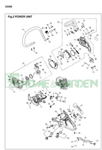 848C307502 стартер бензопилы zenoah komatsu g3300ez поз. 20 848c3-07502 с разбора