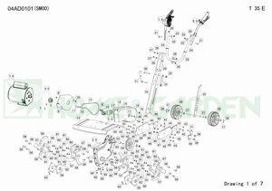 Sg0300005133 фреза sungarden t35 фреза t35 Нож фрезы для культиватора фреза для культиватора sungarden t35e 04bc0101