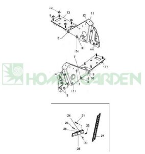 Sg7t390303 защелка шплинт культиватора sungarden t390 поз. 23 sg7-t390-3-03 пальца для культиватора sungarden t390r