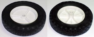 Sg8t360049 колесо 200мм транспортировочное пластик c резиновым протектором диам. посадочный 12 мм диам. внешн 195мм шир