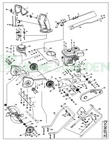 Stg400066 рукоятка для снегоуборщика рукоятка рукоятка sungarden stg40 верхняя поз. 66 stg40-0066