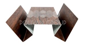 Угол внутренний металлический для фасадной системы DENPASAR 35*140*3000 мм)