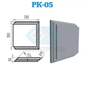 Фасадные рустовые камни из пенопласта боссажи РК-05, ПСБ-С-35. Фасадный декор из пенопласта