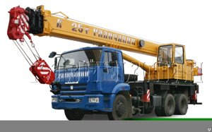 Автокран 25 тонн КС 55713-1В Галичанин КамАЗ-65115