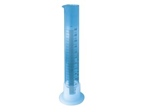 Цилиндр мерный 3-100-2 с носиком и пластмассовым основанием (МиниМед (уп. 5