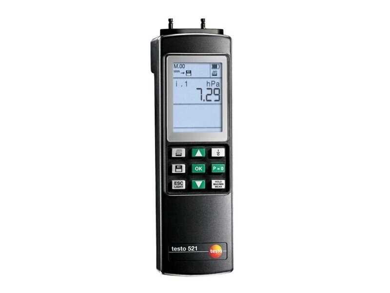 TESTO 521-2 - Дифференциальный манометр - гарантия