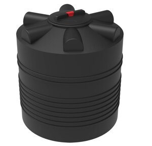Цилиндрическая емкость для воды и топлива ЭкоПром ЭВЛ 500, 500 литров, черная