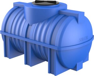 Цилиндрическая емкость для воды и топлива Polimer-Group G 500 BL, 500 л