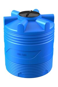 Цилиндрическая емкость для воды и топлива Polimer-Group V 500 BL, 500 литров