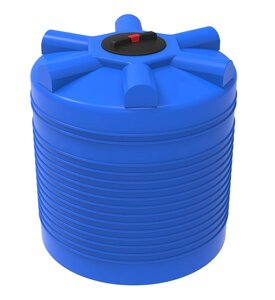 Емкость цилиндрическая ЭкоПром ЭВЛ 1000, 1000 литров, синяя