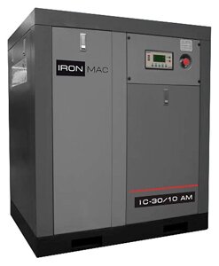 IRONMAC Винтовой компрессор с инвертором IronMac IC 30/15 VSD, прямой привод, 15 бар, IP55, 2030л/мин
