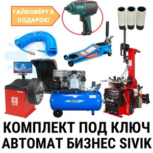 Комплект оборудования для шиномонтажа "Бизнес" на базе Sivik