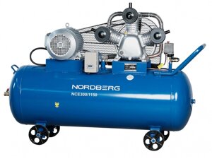Nordberg Поршневой компрессор NORDBERG NCE300/1150, ременной привод, масляный, 1150 л/мин, 380В