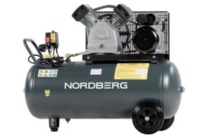 Поршневой компрессор с ременным приводом NORDBERG NCP100/420A, 420 л/мин, 220В