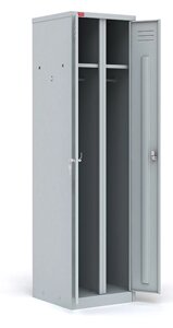 Двухсекционный металлический шкаф для одежды ШРМ-АК/800 1860х800х500 мм