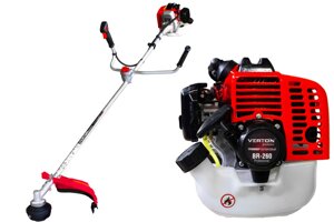 Триммер бенз. VERTON garden BR-260 Professional (V двигателя 26 см3, мощность 1.2 л. с. 0.88 кВт, профессиональный