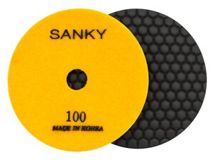 Алмазные гибкие диски № 100 Ø 125 САНКИ cухие 1 шт