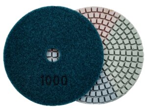 Алмазные гибкие диски № 1000 Ø 100 "3color" c водяным охлаждением 1 шт