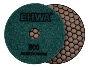 Алмазные гибкие полировальные диски № 800 d 100 мм по камню EHWA (Ихва) сухие