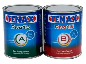 Клей эпоксидный быстросохнущий RIVO 15 бежевый производство TENAX 3 кг