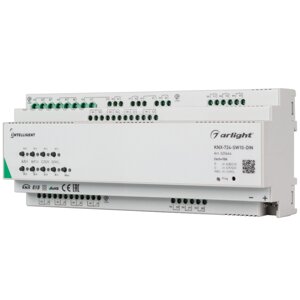 Intelligent arlight релейный модуль KNX-724-SW10-DIN (BUS, 24х10A) (arlight,