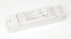 Контроллер V4 IC52 RGBW/RGB/CCT/DIM (12-36V, 4ch x 5A, 240/480/720W) DELCI