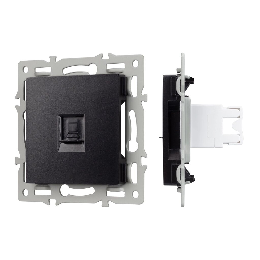 Механизм компьютерной розетки SCT-MPC1-PL-BK (RJ-45, CAT6) (Arlight, -) 045334 от компании ФЕРОСВЕТ ( FEROSVET) - фото 1