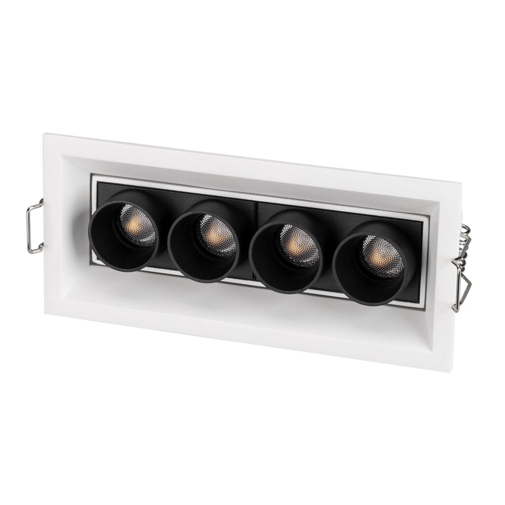Светильник MS-ORIENT-BUILT-TURN-TC-S67x150-10W Day4000 (WH-BK, 30 deg, 230V) (Arlight, IP20 Металл, 5 лет) от компании ФЕРОСВЕТ ( FEROSVET) - фото 1