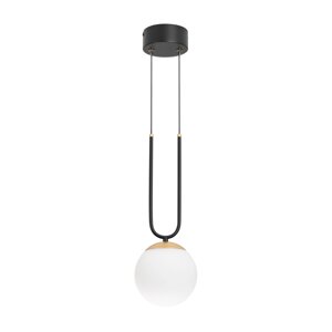 Светильник SP-BEADS-HANG-U-R130-10W warm3000 (BK-GD, 275 deg, 230V) (arlight, IP20 металл, 5 лет)