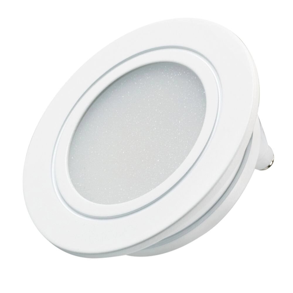 Светодиодный светильник LTM-R60WH-Frost 3W Day White 110deg (Arlight, IP40 Металл, 3 года) от компании ФЕРОСВЕТ ( FEROSVET) - фото 1
