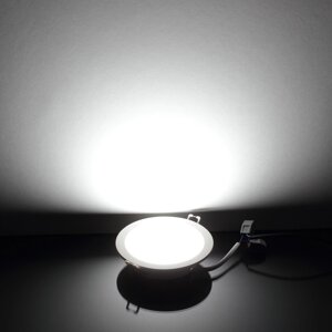 Светодиодный светильник OM6 (220V, 6W, round D112mm, white) DELCI