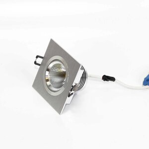 Светодиодный светильник встраиваемый 98.1 series silver housing BW81 (5W,220V, day white) DELCI