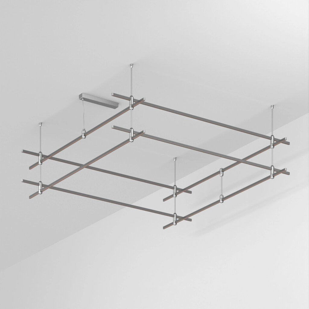 Трек ART-APRIORI-QUADRAT-2-ROD-400-2000x2000 (TN) (Arlight, IP20 Металл, 3 года) 050207 от компании ФЕРОСВЕТ ( FEROSVET) - фото 1