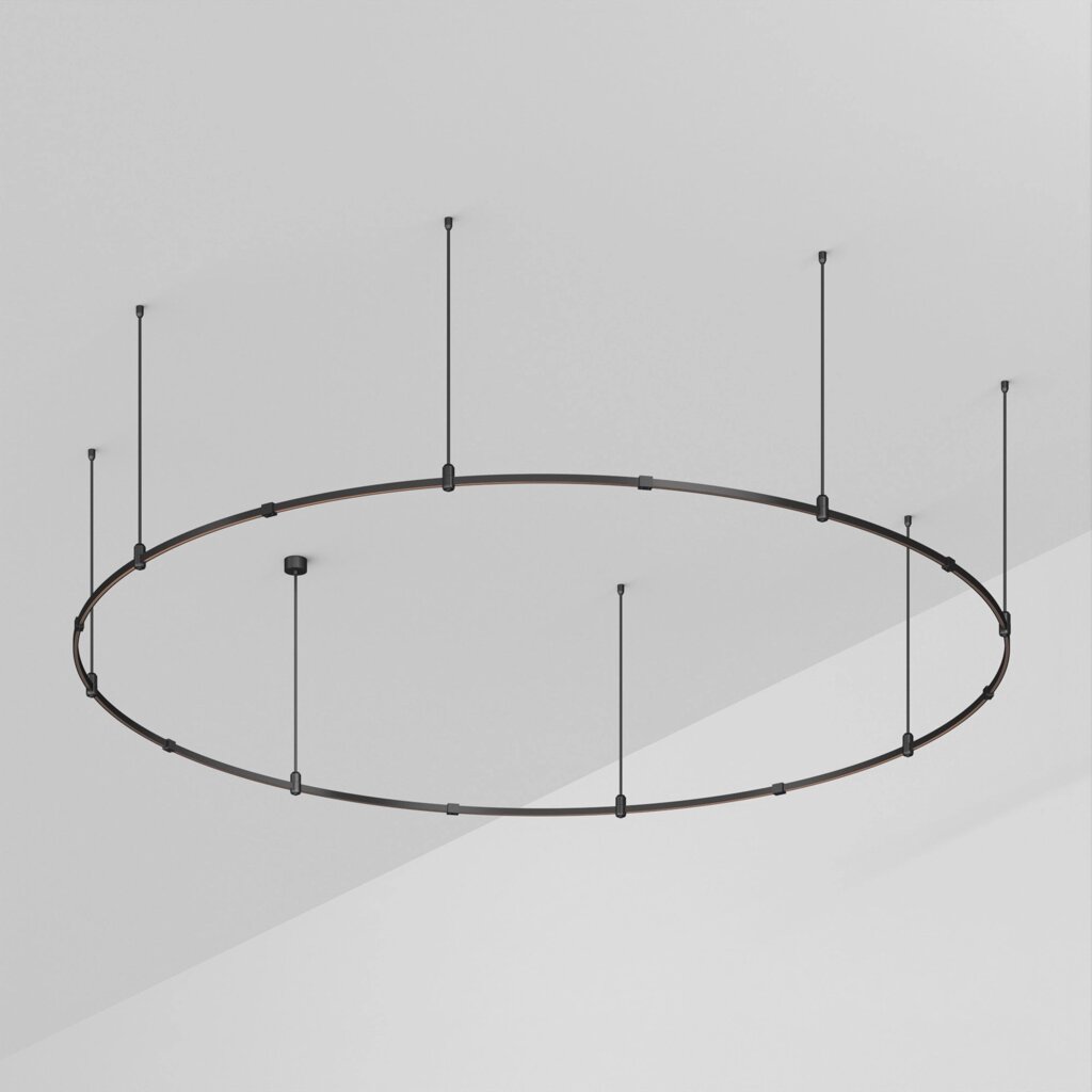 Трек ART-APRIORI-ROUND-ROD-800-R3000 (BK) (Arlight, IP20 Металл, 3 года) 048500 от компании ФЕРОСВЕТ ( FEROSVET) - фото 1