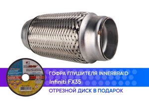 Гофра глушителя Infiniti FX35 innerbraid (50x150)