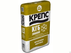 Кладочная смесь КГБ для газобетона 25 кг Зимний