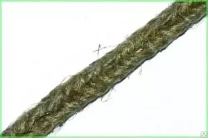 Набивка сальниковая плетеная лубяная пеньковая сухая ЛС 30-50 мм