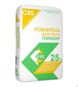 Ровнитель для пола слоя 1-5 мм CBS «ГОРИЗОНТ» 25 кг