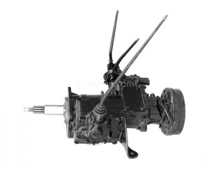 Агрегат в сборе на УАЗ 469 4-х ступка КПП+РК синхронизированная тонкий вал