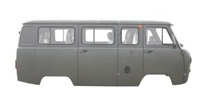 Кузов УАЗ-2206 инжектор (МИКРОАВТОБУС мягкие сиденья, 9 мест) защитный