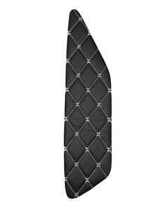 Вставки дверные LADA Granta (Гранта) на ДВП, декоративный черный ромб белая нить 4 шт