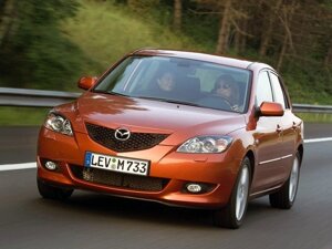 Противотуманные фары Mazda 3 (2004-07) с проводами и кнопкой