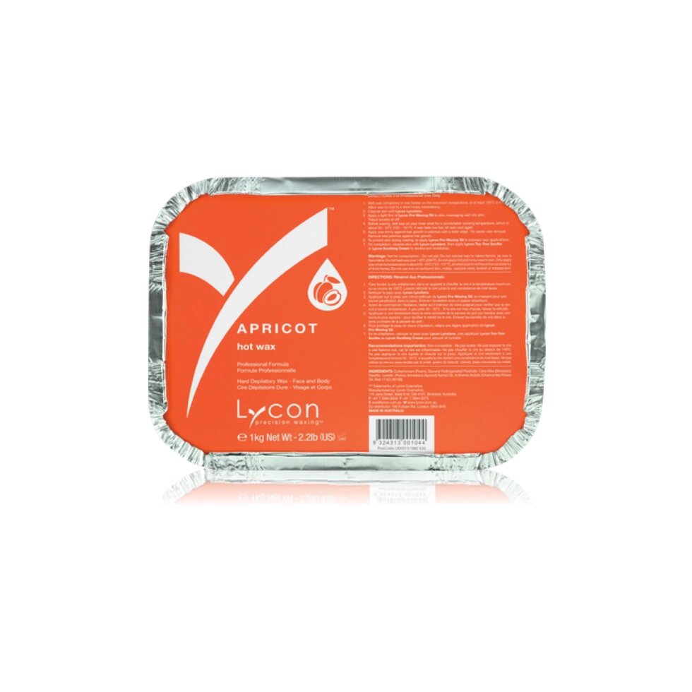 Горячий воск с Абрикосом Сильный Lycon, Apricot Hot Wax, 1 кг от компании Lucky Master - фото 1