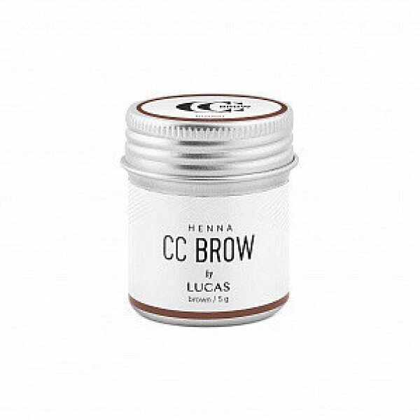 Хна для бровей CC BROW в баночке Brown, 5 гр ##от компании## Lucky Master - ##фото## 1