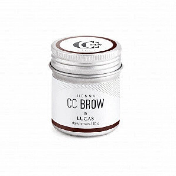 Хна для бровей CC BROW в баночке Dark Brown, 10 гр от компании Lucky Master - фото 1