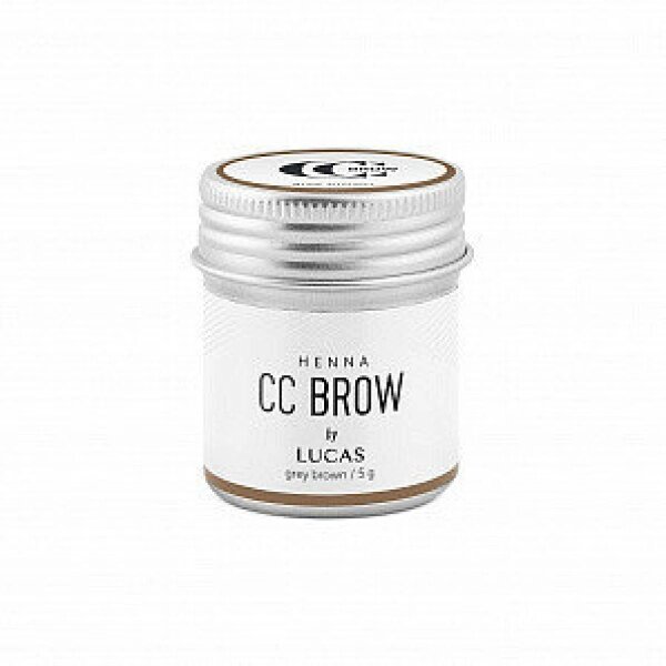 Хна для бровей CC BROW в баночке Grey Brown, 5 гр от компании Lucky Master - фото 1