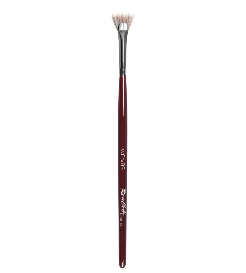 Кисть Roubloff beauty смесь белой и вишневой синтетики/ веерная 5 от компании Lucky Master - фото 1