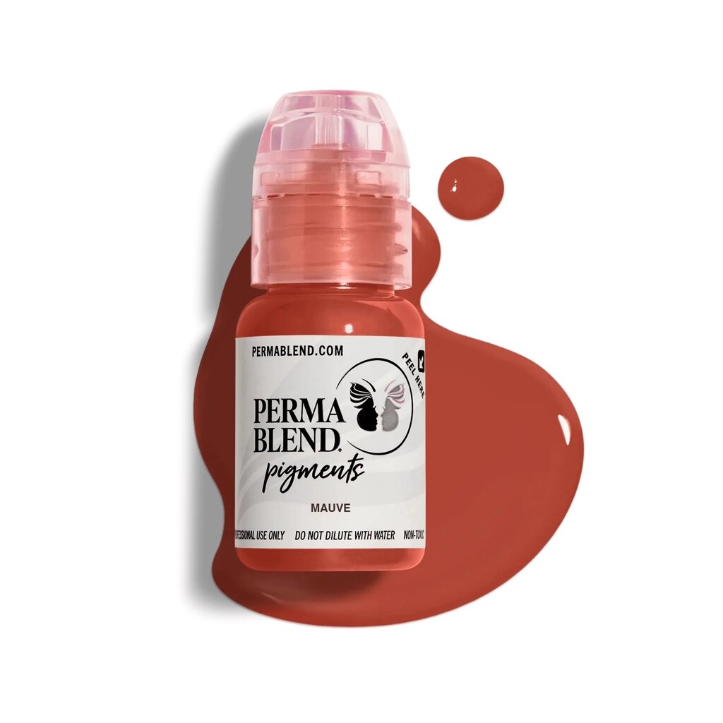 Пигмент для татуажа губ Mauve 15 мл Perma Blend от компании Lucky Master - фото 1