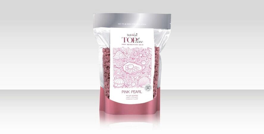 Пленочный воск ItalWax Top Line Розовый жемчуг 750г от компании Lucky Master - фото 1